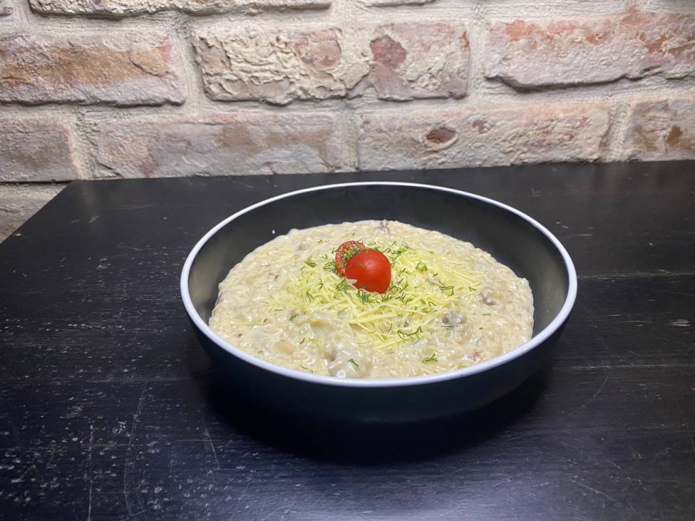 Ризотто с говяжьей вырезкой