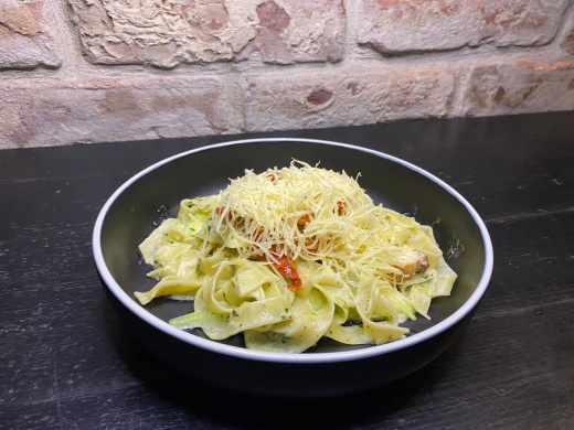 Фетучини с курицей